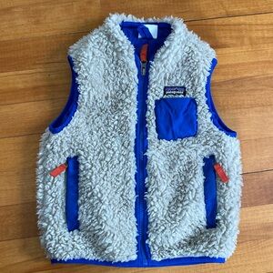 Patagonia baby retro-x fleece vest, size 3t